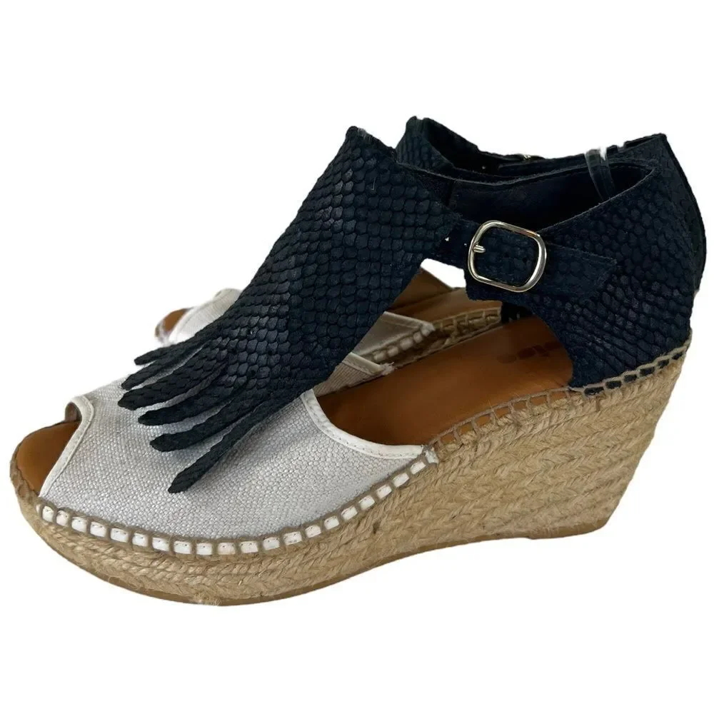 Anthropologie Naguisa Espadrille Wedge Sandals